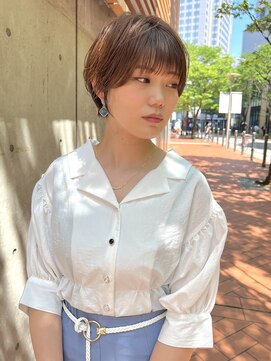 ジアン バイ ミルボン NU茶屋町+(GIEN by milbon) 大人可愛い20代30代40代涼しげショート@田中俊成