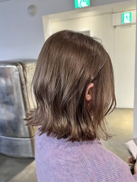 マカロニコースト(macaroni coast) ワンブリーチベージュボブ