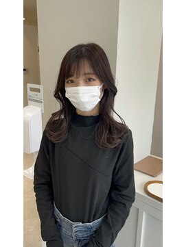 ヘアデザイン ソラ(Sola) グレージュグラデーション/ナチュラルおおきめ外ハネウェーブ