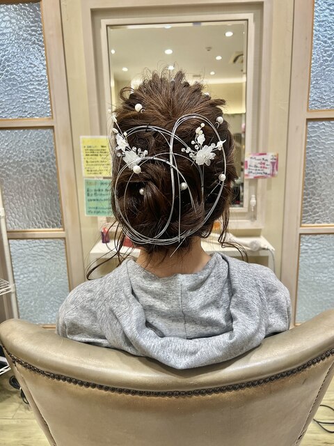 成人式セット水引きヘアー