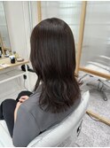 チョコレートカラー×楽ちんロブ