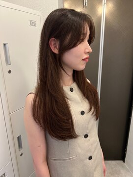 ボタン ハカタ(VOTAN hakata) 【YU_KA】レイヤーカット/顔まわりカット/ブラウンカラー