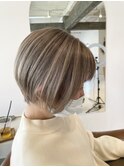 白髪ぼかしハイライト