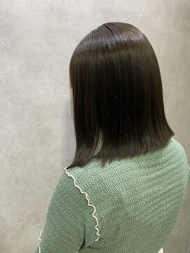 ルノン(LUNON) オリーブグレージュ/暗めカラー/髪質補修カラー