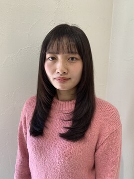 アッシュ 仙川店(Ash) 小顔効果顔周りレイヤー