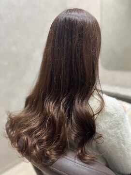 ロウ 町田(ROW) 巻き髪ロング/チョコレートカラー/村上