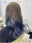 20代30代40代大人可愛いアッシュグレージュダブルカラー美肌