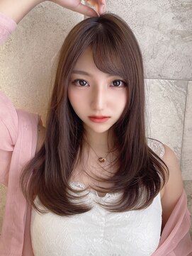 ロンドアリシア 金山(Lond Alexia) 20代30代 レイヤー グレージュ 髪質改善 縮毛矯正 1032