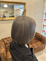 リノ カルバリ(Lino Calbari)&nbsp;ミニボブ×パールグレー