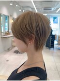 ショートボブ髪型30代40代50代前髪あり前髪なし面長丸顔【倉田】