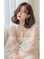 リンクミリ(Link mili)&nbsp;★くびレイヤーボブルフネビージュ小顔ワンレンこなれミディ