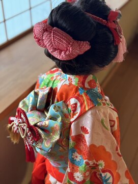 ローズラビット(Rose Rabbit) 七五三日本髪