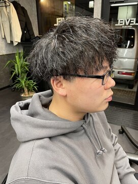レベル 葛西店(LEVEL) ツイストスパイラルパーマ ツーブロック メンズカット/葛西