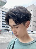 センターパートニュアンスパーマシャドウパーマフェザーパーマ