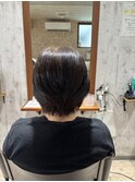 前下がり風ボブスタイル