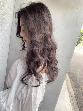 フル(FuLL) ハイライトベースで作るラベンダーカラー