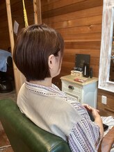 アジュテヘアードレッシング(ajouter hair dressing) 小顔カットショートボブ