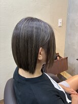 シェルビー 新宿(SHELBe)&nbsp;オリーブグレー×白髪ぼかしハイライト[白髪ぼかし/髪質改善]