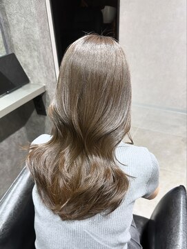 エースヘアー(A.hair) オリーブグレージュ/レイヤーカット/髪質改善トリートメント