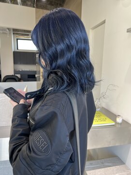 ネイビーアッシュ/ダークブルー