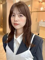 ラフ フロム ガーデン(Laf from GARDEN)&nbsp;ミディアム/レイヤーカット/顔周りカット/透明感カラー