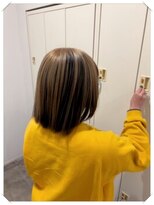 エクラヘアーズボウグループ(eclat hair’s BEAU group)&nbsp;ブリーチで楽しむ透明感アンブレラカラー