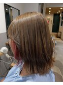 韓国ヘアレイヤーカットダブルハイライトカラー【Lapista池袋】