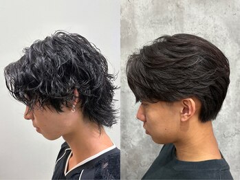 ディオ 町田店(DIO)の写真/《1周年記念★メンズカット+パーマ￥9350》骨格に合わせた再現性の高いパーマで好印象スタイルへ。［町田］