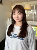 ナチュラルカラー×レイヤーカット