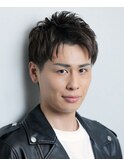 爽やかビジネスショートアップバンク束感短髪