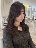 ニューヨークニューヨーク なんば道頓堀店(NYNY)&nbsp;透明感グレーブラウン×レイヤーカット