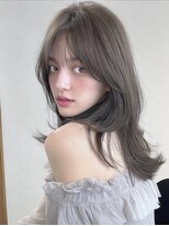 レア 銀座(Le'a)&nbsp;レイヤーカットハイレイヤー顔周りカット韓国風レイヤー髪質改善
