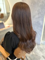 カノエ 福岡香椎店(canoe)&nbsp;ブラウンベージュ 顔周りカット 髪質改善トリートメント 20代