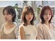 トレ(tre.)の写真/うる艶カラー+デザインカット+ヤクジョトTR¥8800・レイヤーカットもお任せ!顔周りのカットで小顔に◎