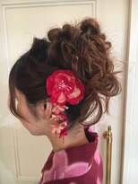ネオリーブクレア 綱島店(Neolive Krea) 浴衣おだんごアレンジ/ヘアアレンジ/浴衣アップスタイル