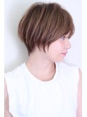ショートマッシュに3Dカラーで立体感UP♪藤沢 大人可愛い