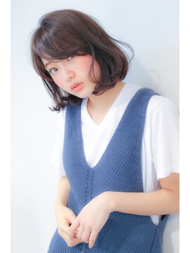 サンド 銀座(sand) 【sand絹村】アゴライン柔らかロブパーマ