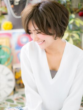 カバーヘア ブリス 上尾西口店(COVER HAIR bliss) *bliss上尾*横顔美人…アシンメトリー大人ボブa