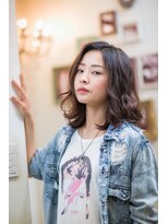 ソーホー ニューヨーク シズオカ(SOHO newyork SHIZUOKA) 無造作ニュアンスミディボブ