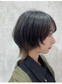Lee梅田★ウルフショート×裾カラー
