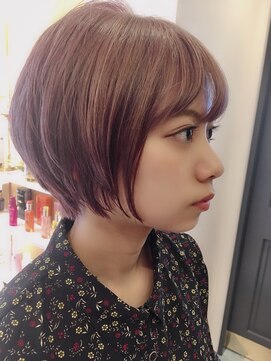 ロンド パルティール 大宮(Lond partir) 【神田安優奈】モーヴピンクの小顔マニッシュショート