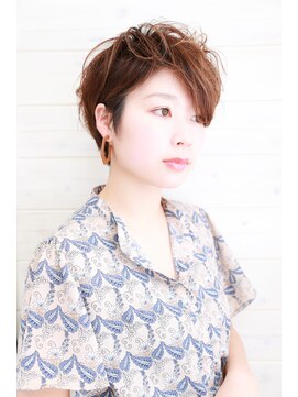 オーシャン(Ocean) [OCEAN Hair&Life]大人可愛い☆毛先パーマ☆ベリーショート☆