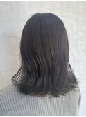 大人かわいい 小顔 黒髪ボブ 外ハネボブ
