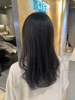 エイトオロク 那覇小禄店(EIGHT oroku)&nbsp;【EIGHT 小禄】ミディアムヘアネイビー