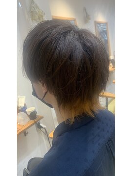 リノ 吉祥寺(Lino kichijoji) 【Lino 本間】マッシュウルフ×ツートンカラー