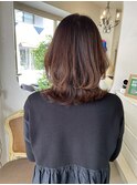 大人ガーリー愛されふんわりくびれヘア 30代40代 梅ヶ丘美容室