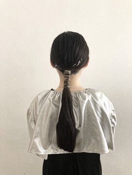 ハロウ ナチュラルお呼ばれhair