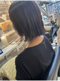 切りっぱなしボブ/ボブヘア/大人可愛いショート/函館/五稜郭