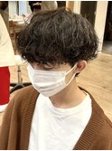 癖毛さんに必見　メンズヘア　波巻きパーマ