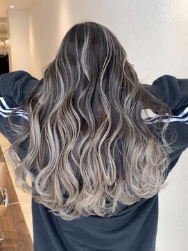 リード バイ ラグーン(LEAD by LAGOON) バレイヤージュグレージュハイライトダブルカラーケアブリーチ